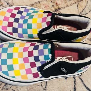 Vans Multicolor Checkered Slip-On Sneakers